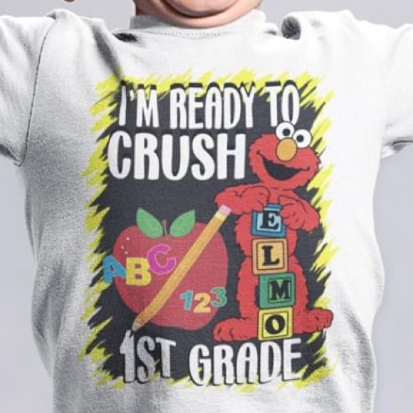 Elmo Back to school tee. Preschool-5th Grade - Picture 1 of 3